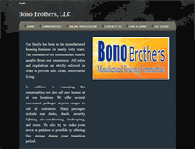 Tablet Screenshot of bonobrothers.com